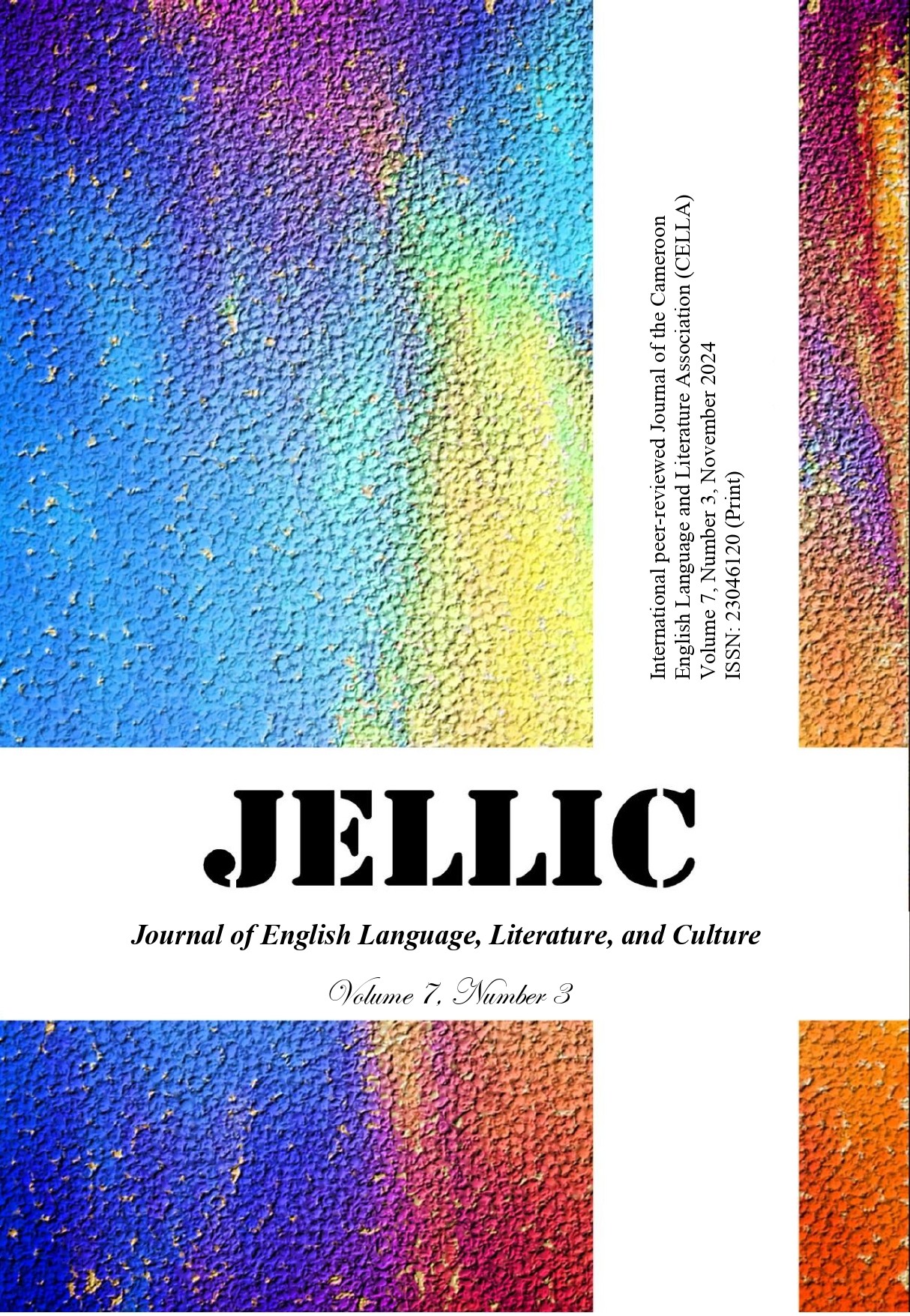 Journal of English Language, Literature, and Culture - Vol 7, No 3, Nov. 2024